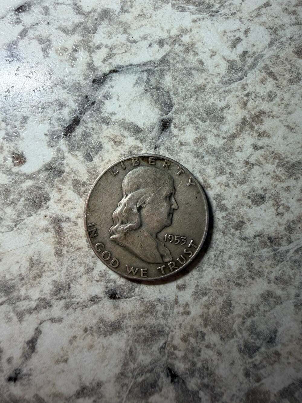 US Mint 1953 Franklin Half Dollar Silver Coin
